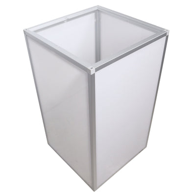 ProX Lumo Stage Acrylic Stage 2'x2'x42" Platform Cube Light Box Section for Disco Style Dance Floor