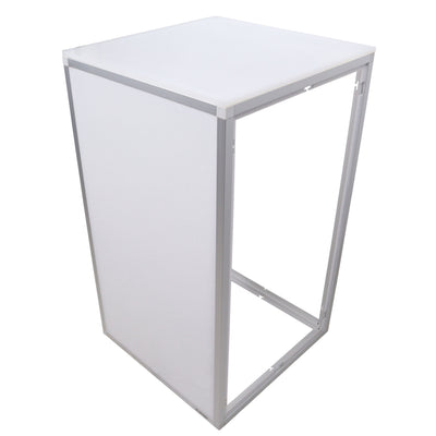 ProX Lumo Stage Acrylic Stage 2'x2'x42" Platform Cube Light Box Section for Disco Style Dance Floor