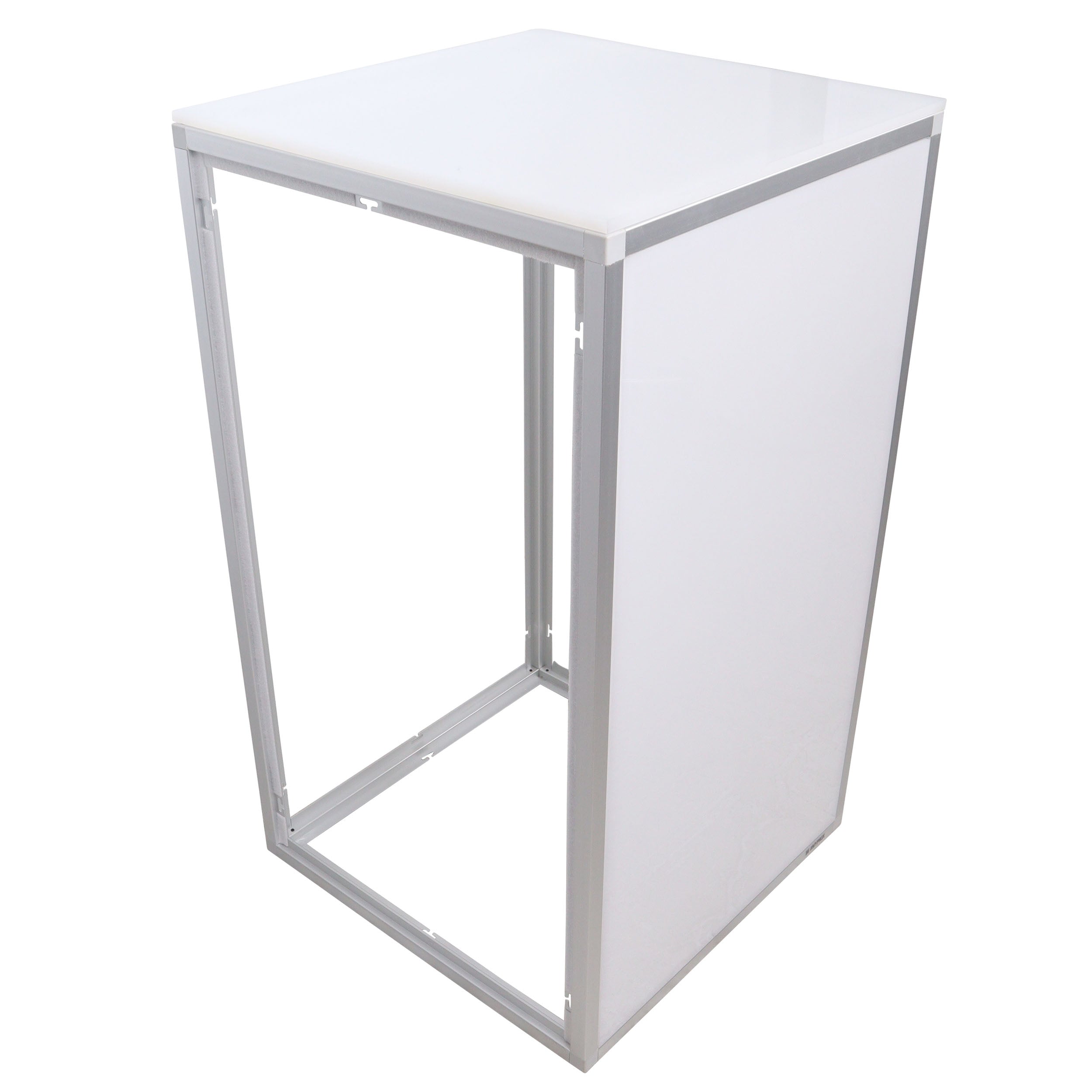 ProX Lumo Stage Acrylic Stage 2'x2'x42" Platform Cube Light Box Section for Disco Style Dance Floor