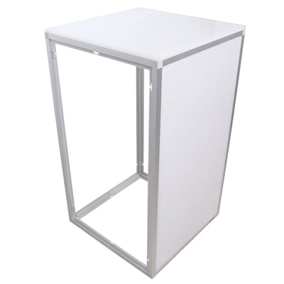 ProX Lumo Stage Acrylic Stage 2'x2'x42" Platform Cube Light Box Section for Disco Style Dance Floor