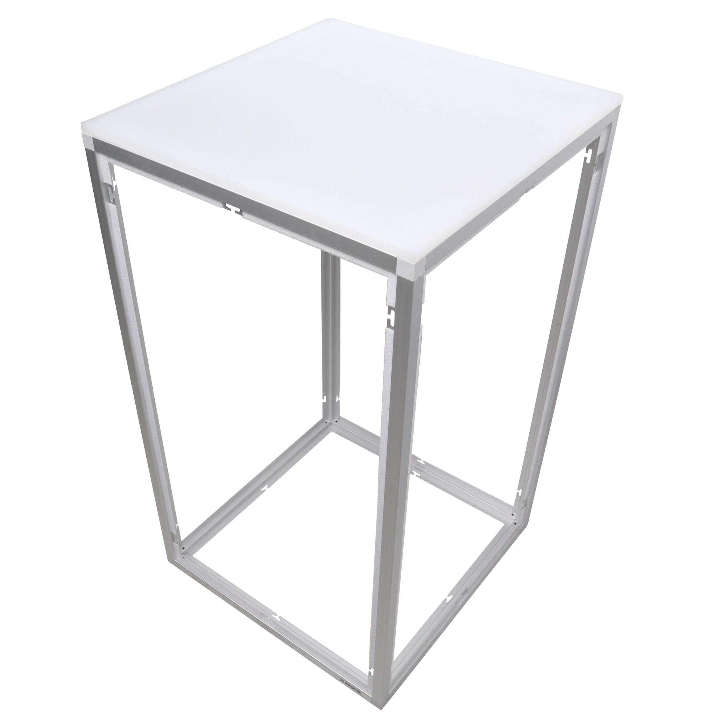 ProX Lumo Stage Acrylic Stage 2'x2'x42" Platform Cube Light Box Section for Disco Style Dance Floor