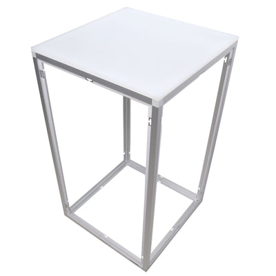 ProX Lumo Stage Acrylic Stage 2'x2'x42" Platform Cube Light Box Section for Disco Style Dance Floor