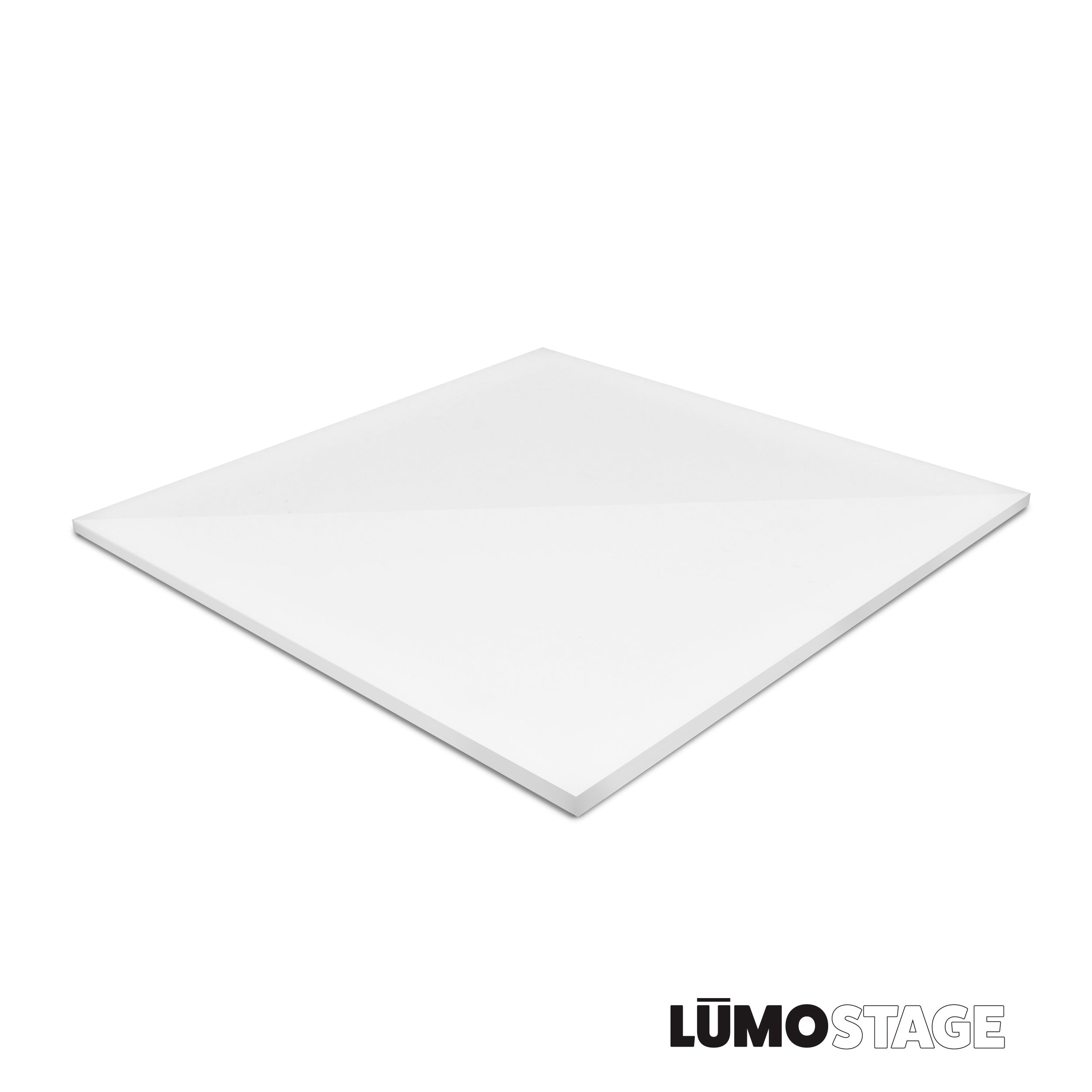 ProX LUMOStage 2×2 Acrylic Replacement Top Panel 10mm Translucent White