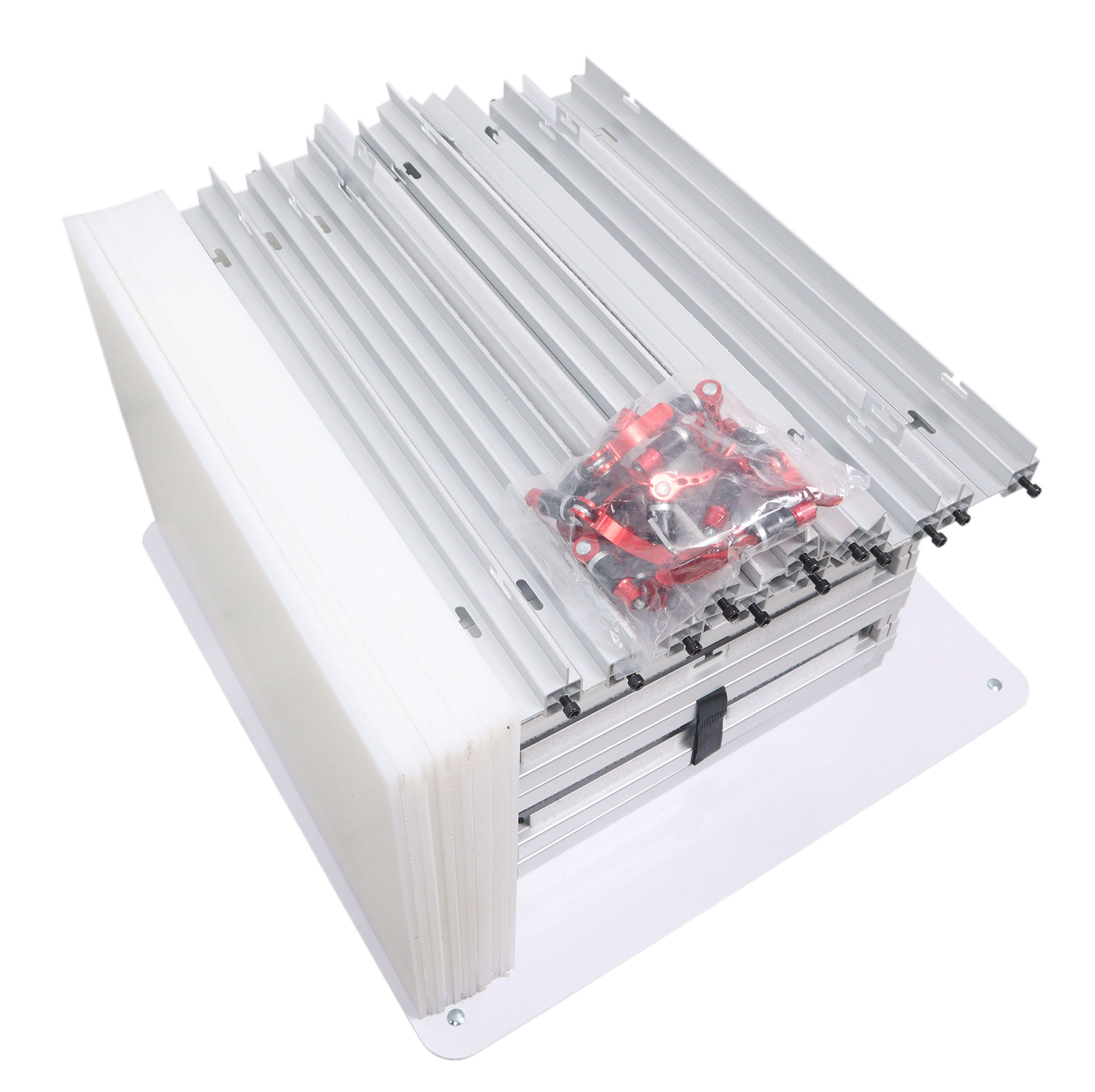 ProX Lumo Stage Acrylic Pillar 6' Column Cube Section Display Pedestal and Base for LED DJ Stage Lighting Dance Floor