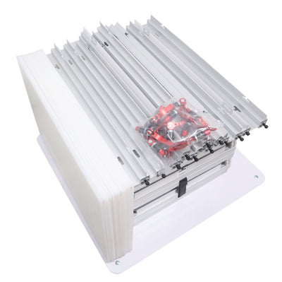 ProX Lumo Stage Acrylic Pillar 6' Column Cube Section Display Pedestal and Base for LED DJ Stage Lighting Dance Floor