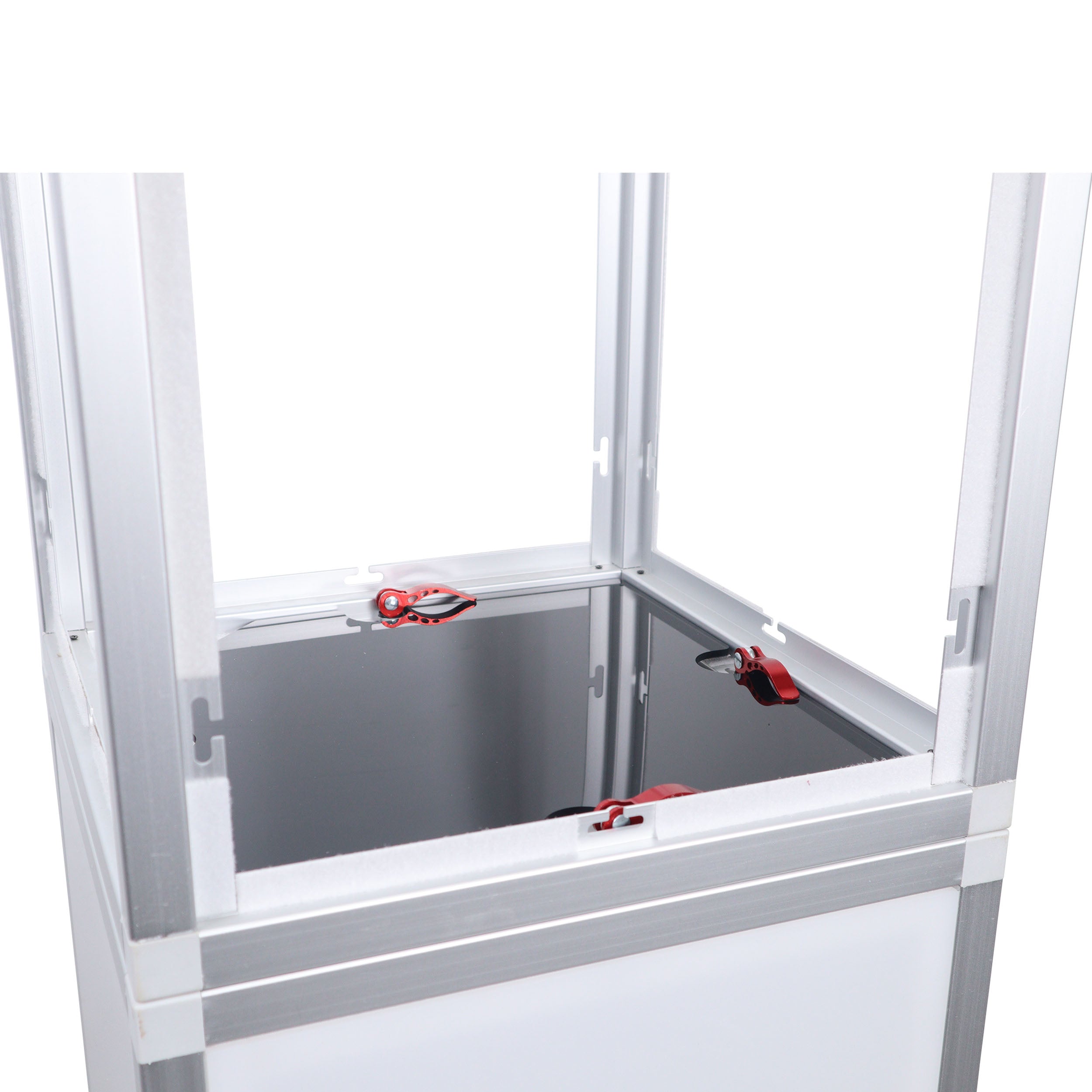 ProX Lumo Stage Acrylic Pillar 6' Column Cube Section Display Pedestal and Base for LED DJ Stage Lighting Dance Floor