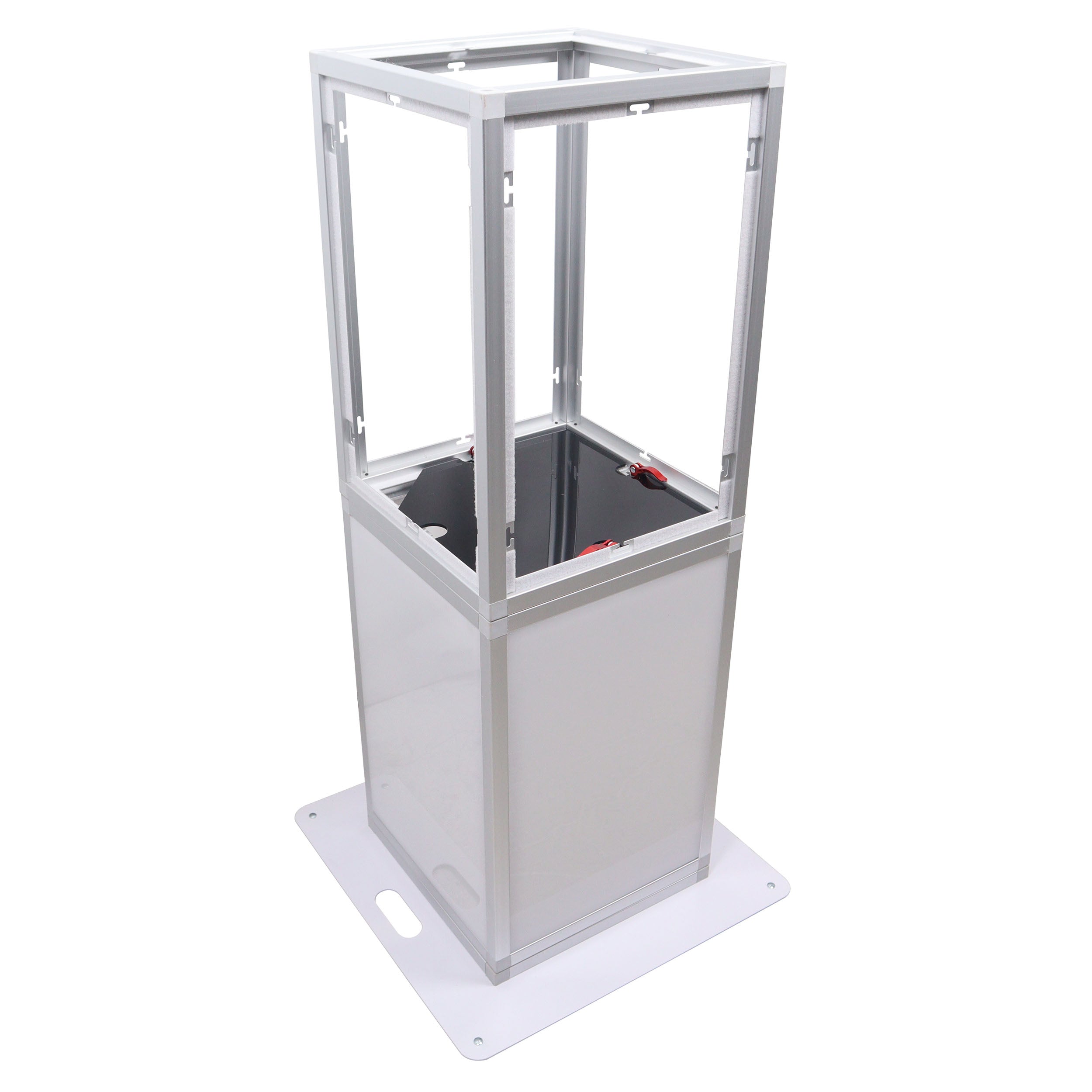 ProX Lumo Stage Acrylic Pillar 6' Column Cube Section Display Pedestal and Base for LED DJ Stage Lighting Dance Floor