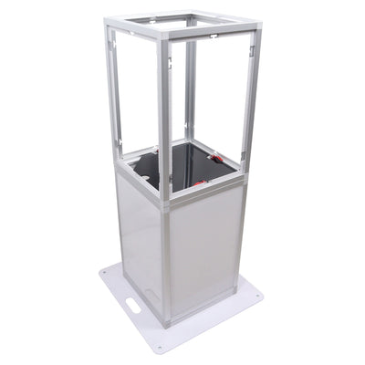 ProX Lumo Stage Acrylic Pillar 6' Column Cube Section Display Pedestal and Base for LED DJ Stage Lighting Dance Floor