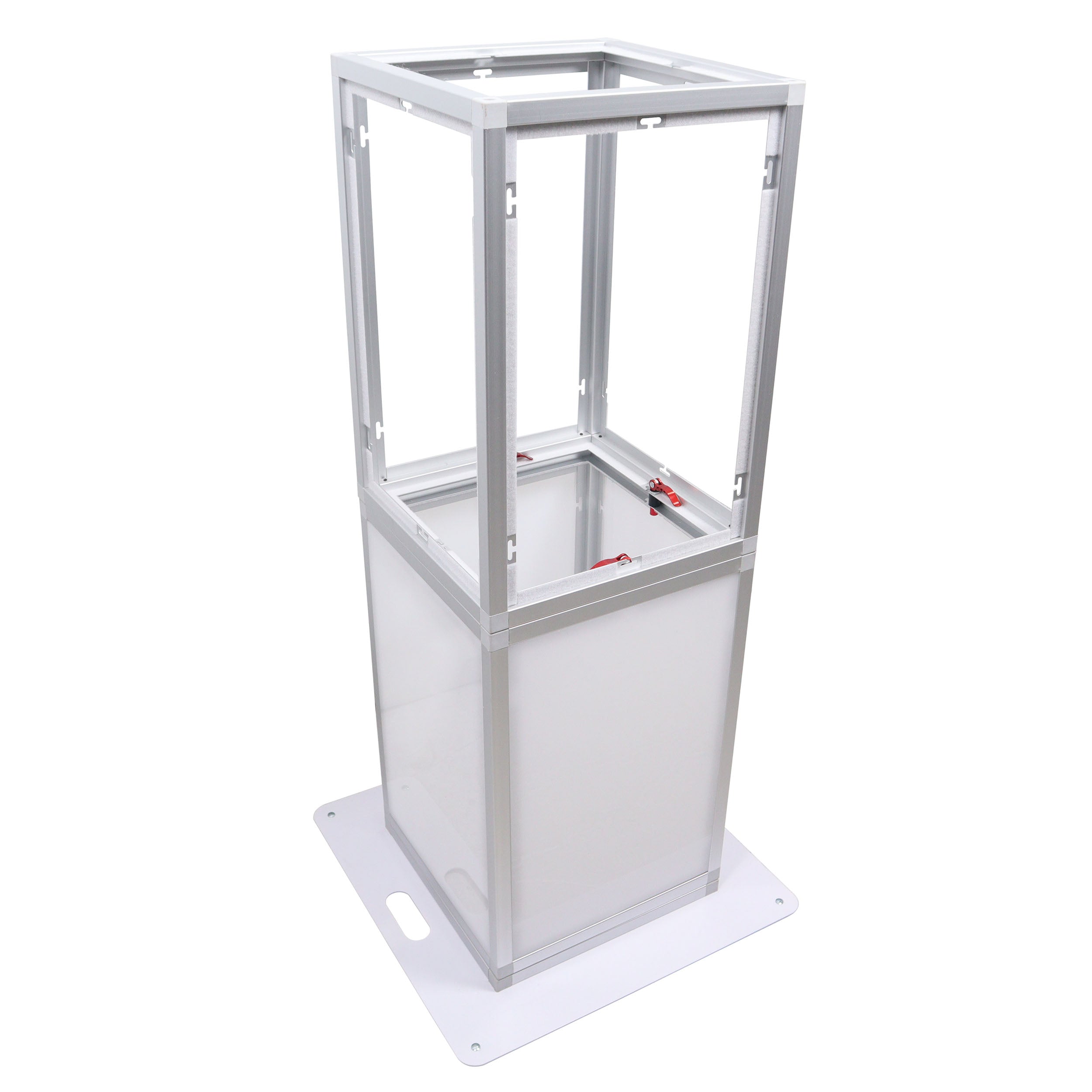 ProX Lumo Stage Acrylic Pillar 6' Column Cube Section Display Pedestal and Base for LED DJ Stage Lighting Dance Floor