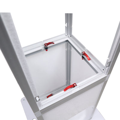 ProX Lumo Stage Acrylic Pillar 6' Column Cube Section Display Pedestal and Base for LED DJ Stage Lighting Dance Floor