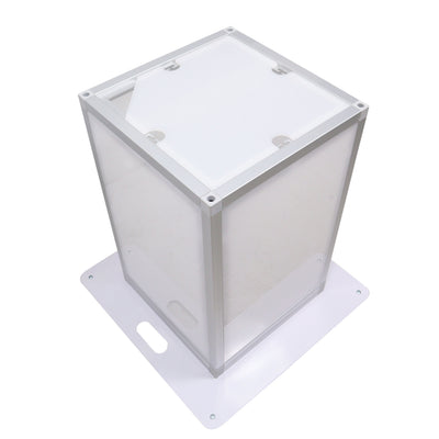 ProX Lumo Stage Acrylic Pillar 6' Column Cube Section Display Pedestal and Base for LED DJ Stage Lighting Dance Floor