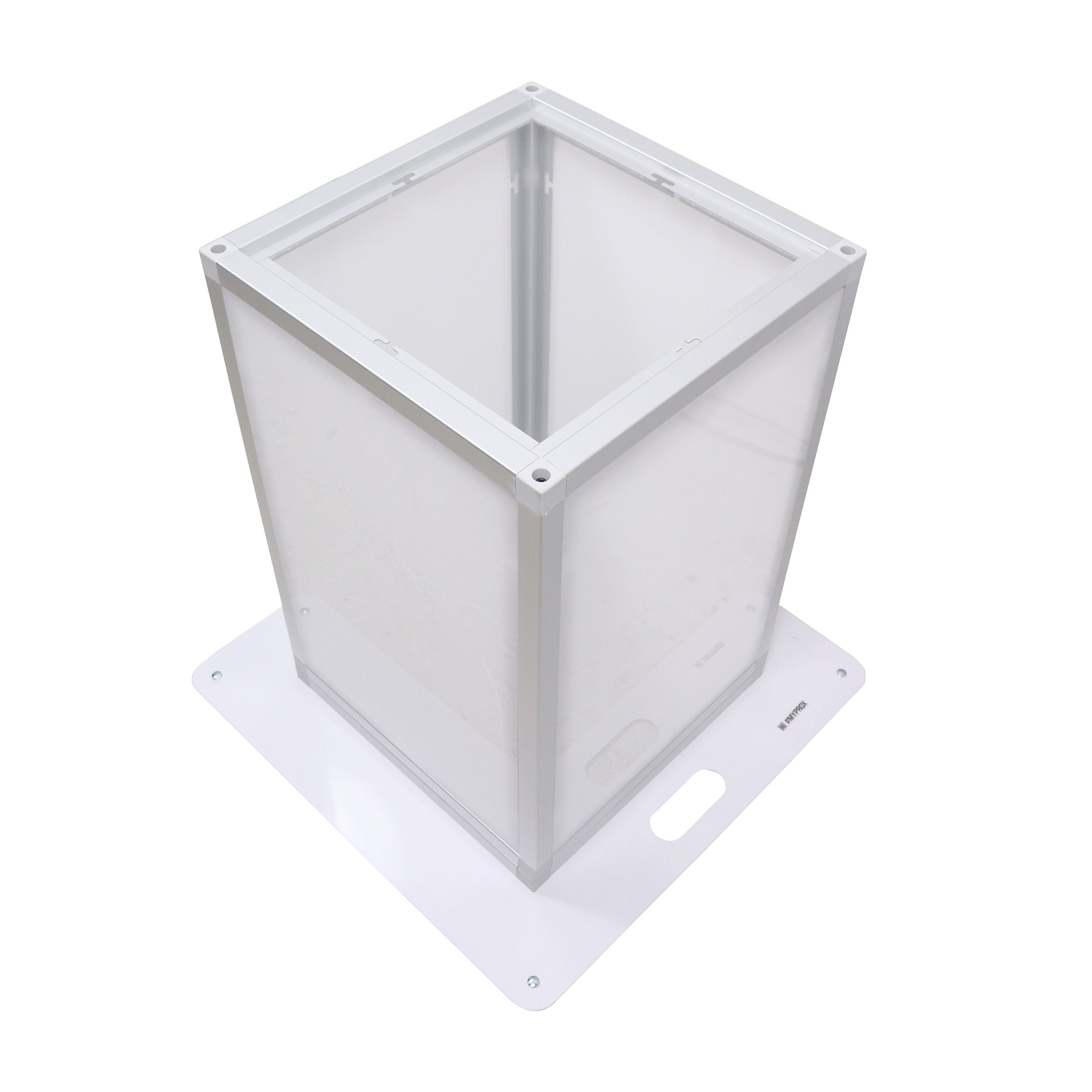 ProX Lumo Stage Acrylic Pillar 6' Column Cube Section Display Pedestal and Base for LED DJ Stage Lighting Dance Floor