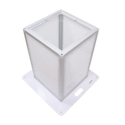 ProX Lumo Stage Acrylic Pillar 6' Column Cube Section Display Pedestal and Base for LED DJ Stage Lighting Dance Floor