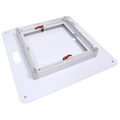 ProX Lumo Stage Acrylic Pillar 6' Column Cube Section Display Pedestal and Base for LED DJ Stage Lighting Dance Floor