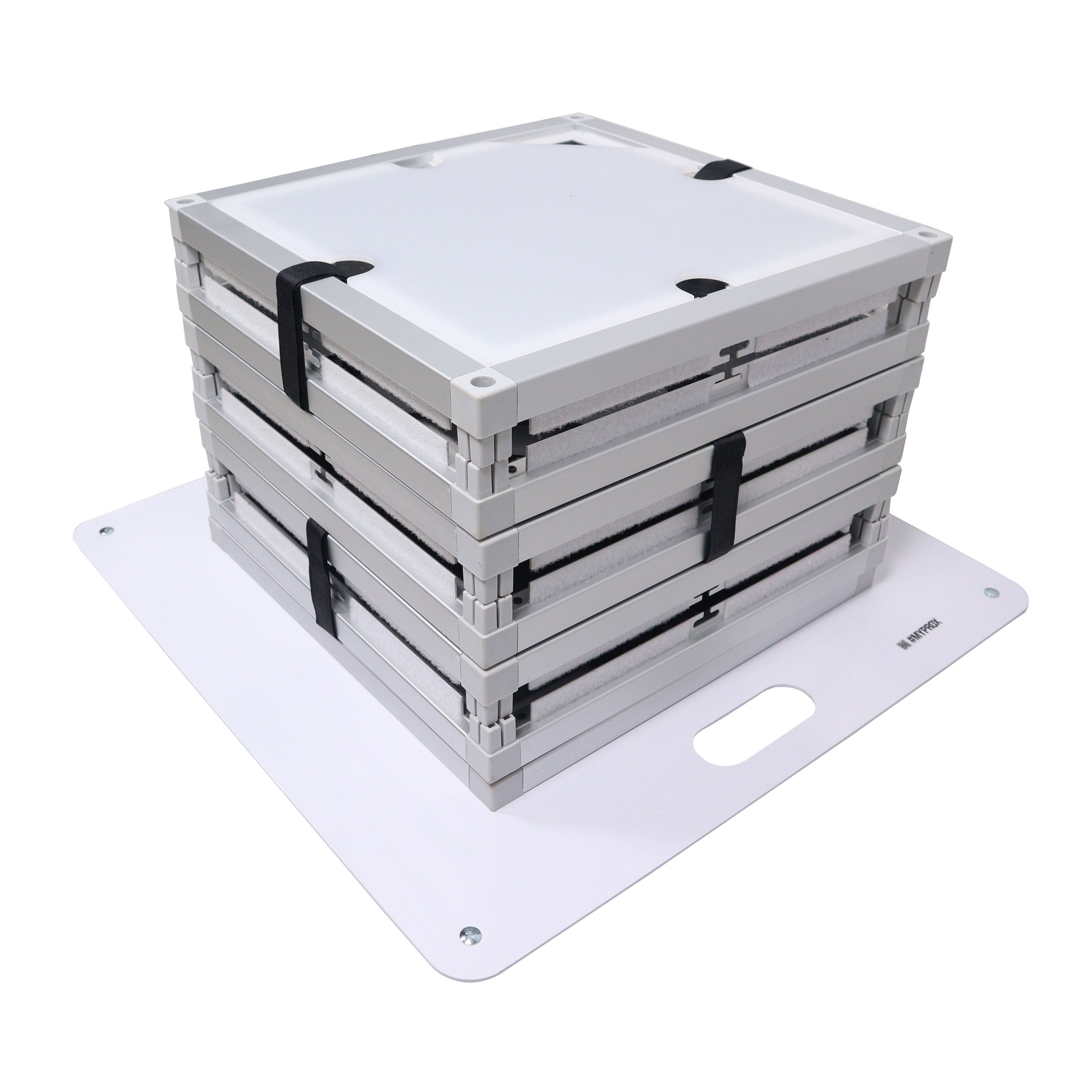 ProX Lumo Stage Acrylic Pillar 6' Column Cube Section Display Pedestal and Base for LED DJ Stage Lighting Dance Floor