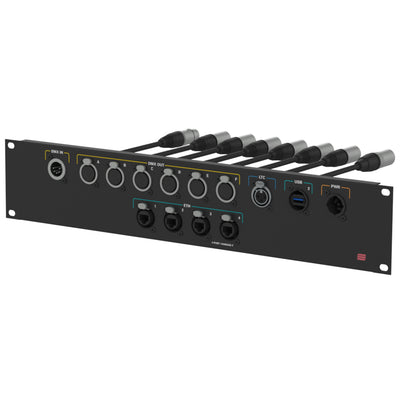 ProX Connection System Light 2U (PWR,LTC,DMX,ETH,USB) by Santosom