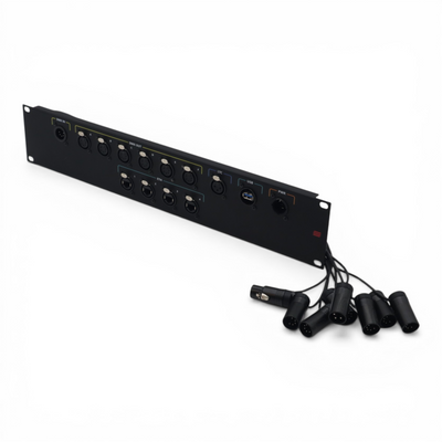 ProX Connection System Light 2U (PWR,LTC,DMX,ETH,USB) by Santosom