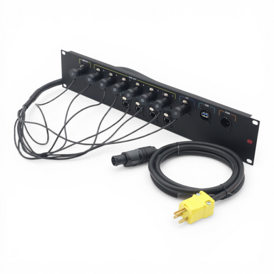 ProX Connection System Light 2U (PWR,LTC,DMX,ETH,USB) by Santosom
