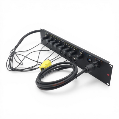 ProX Connection System Light 2U (PWR,LTC,DMX,ETH,USB) by Santosom