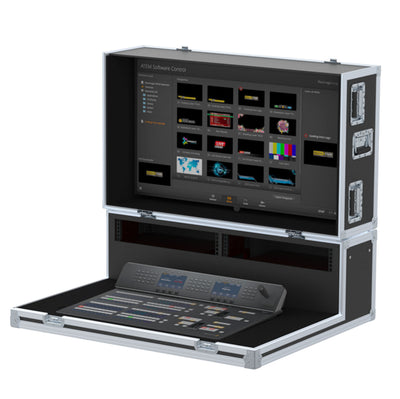 ProX Video Controller Flight case, Production mixer BlackMagic ATEM 2ME + Monitor by Santosom