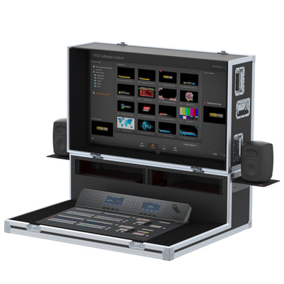 ProX Video Controller Flight case, Production mixer BlackMagic ATEM 2ME + Monitor by Santosom