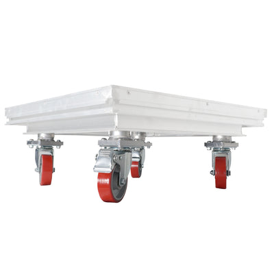 ProX StageQ Locking Rolling Staging 10" Height Stage Legs with 4" Rubber Steel Casters Set of 4