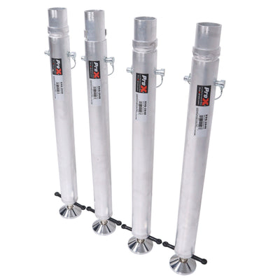 ProX Set of Four StageQ Platform Telescoping Legs 28 to 48 inch Height Adjustable Legs Only