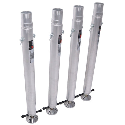 ProX Set of Four StageQ Platform Telescoping Legs 28 to 48 inch Height Adjustable Legs Only