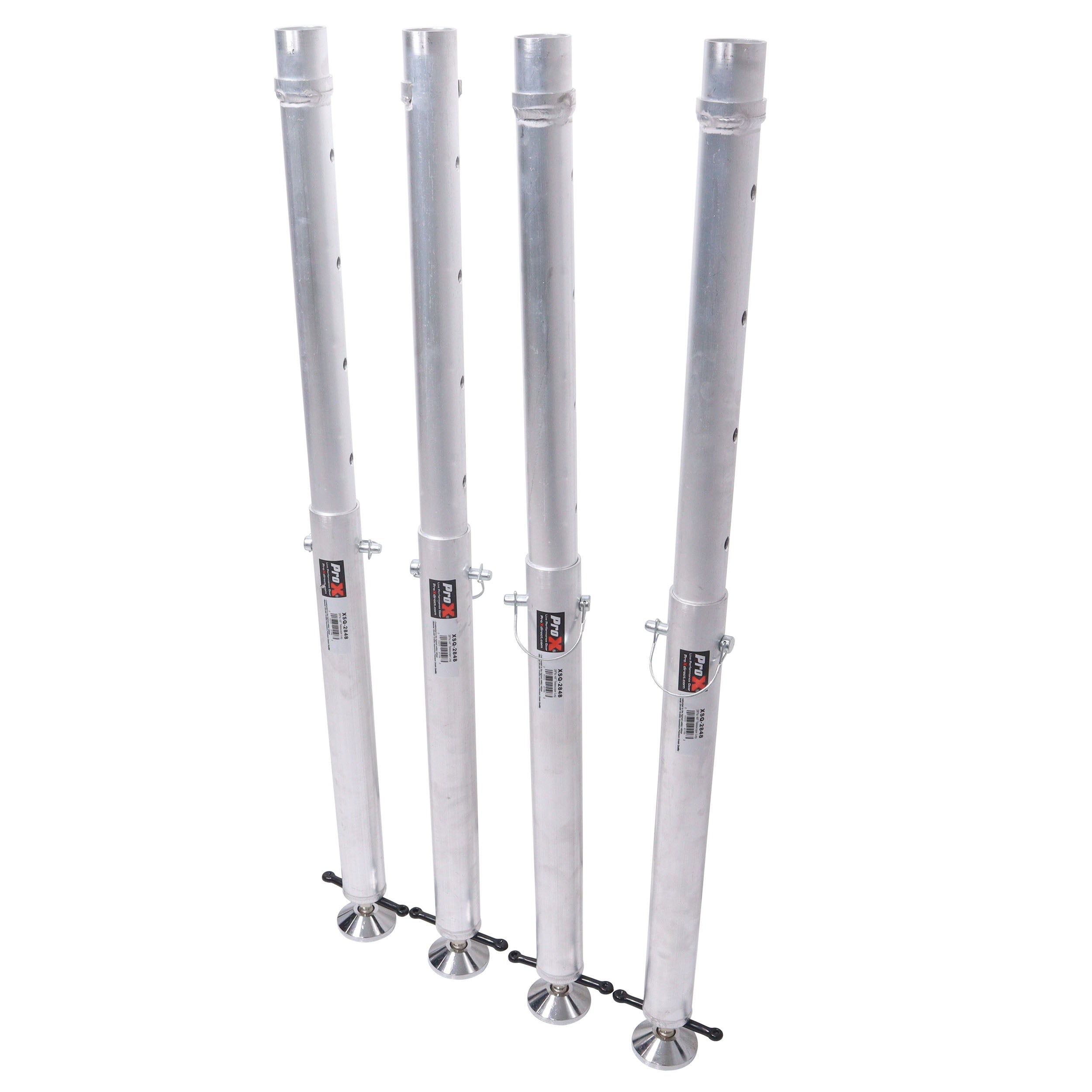 ProX Set of Four StageQ Platform Telescoping Legs 28 to 48 inch Height Adjustable Legs Only