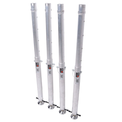 ProX Set of Four StageQ Platform Telescoping Legs 28 to 48 inch Height Adjustable Legs Only