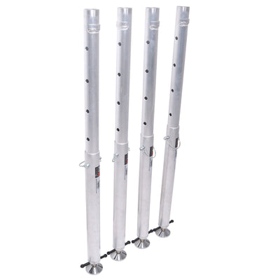 ProX Set of Four StageQ Platform Telescoping Legs 28 to 48 inch Height Adjustable Legs Only