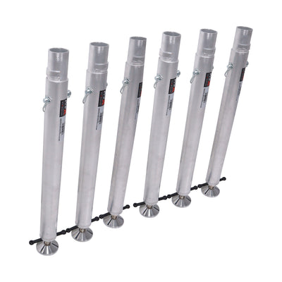 ProX Set of Six StageQ Platform Telescoping Legs 28 to 48 inch Height Adjustable Legs Only