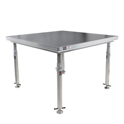 ProX StageQ 2 ft x 2 ft Stage Deck w/ 4 Adjustable 28–48 inch Legs