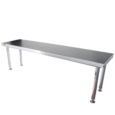 ProX StageQ 2 ft x 8 ft Stage Deck w/ 4 Adjustable 28–48 inch Legs