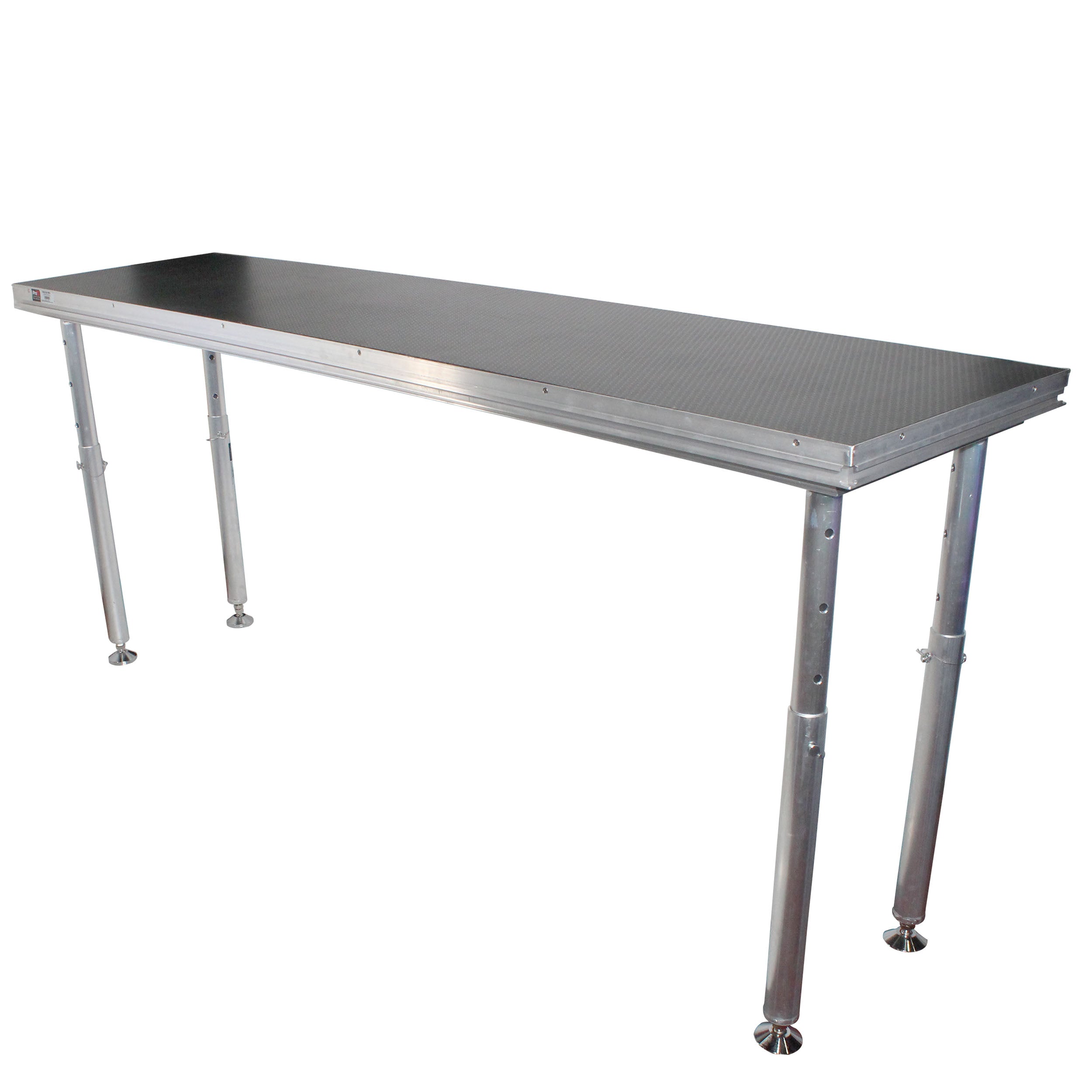 ProX StageQ 2 ft x 8 ft Stage Deck w/ 4 Adjustable 28–48 inch Legs