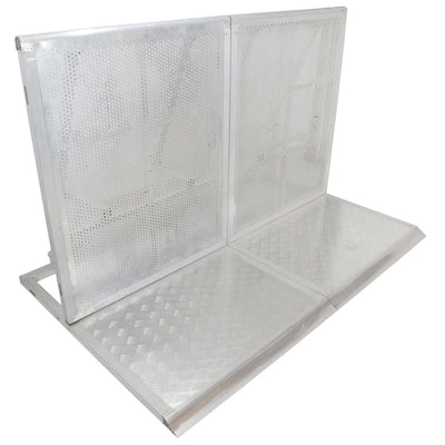 ProX 4FT Heavy-duty Aluminum Ventilated Crowd Barrier Barricade and Base