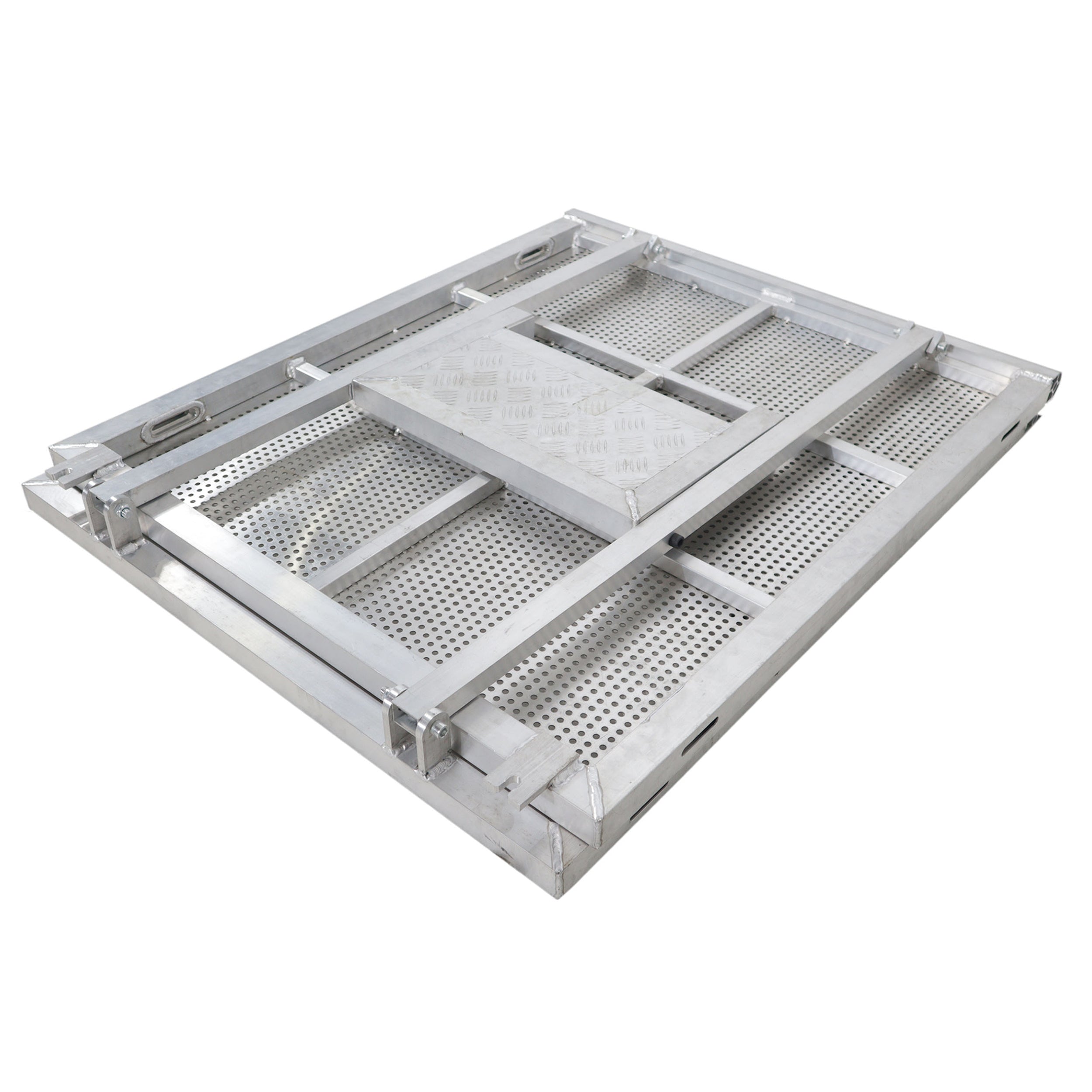 ProX 4FT Heavy-duty Aluminum Ventilated Crowd Barrier Barricade and Base