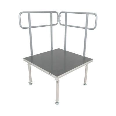 ProX 4 FT Professional Single Guard Rail for StageQ Portable Stage Platform