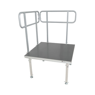 ProX 4 FT Professional Single Guard Rail for StageQ Portable Stage Platform