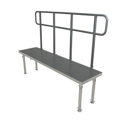 ProX 8 FT Professional Single Guard Rail for StageQ Portable Stage Platform
