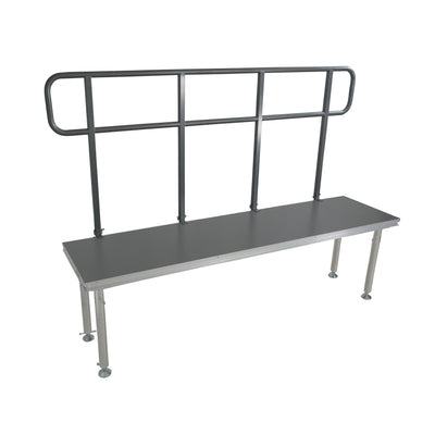 ProX 8 FT Professional Single Guard Rail for StageQ Portable Stage Platform