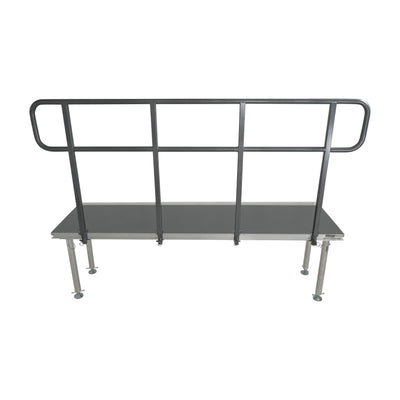 ProX 8 FT Professional Single Guard Rail for StageQ Portable Stage Platform