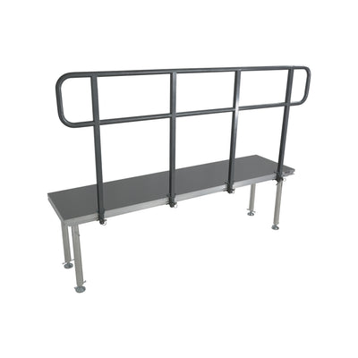 ProX 8 FT Professional Single Guard Rail for StageQ Portable Stage Platform