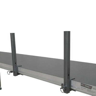 ProX 8 FT Professional Single Guard Rail for StageQ Portable Stage Platform