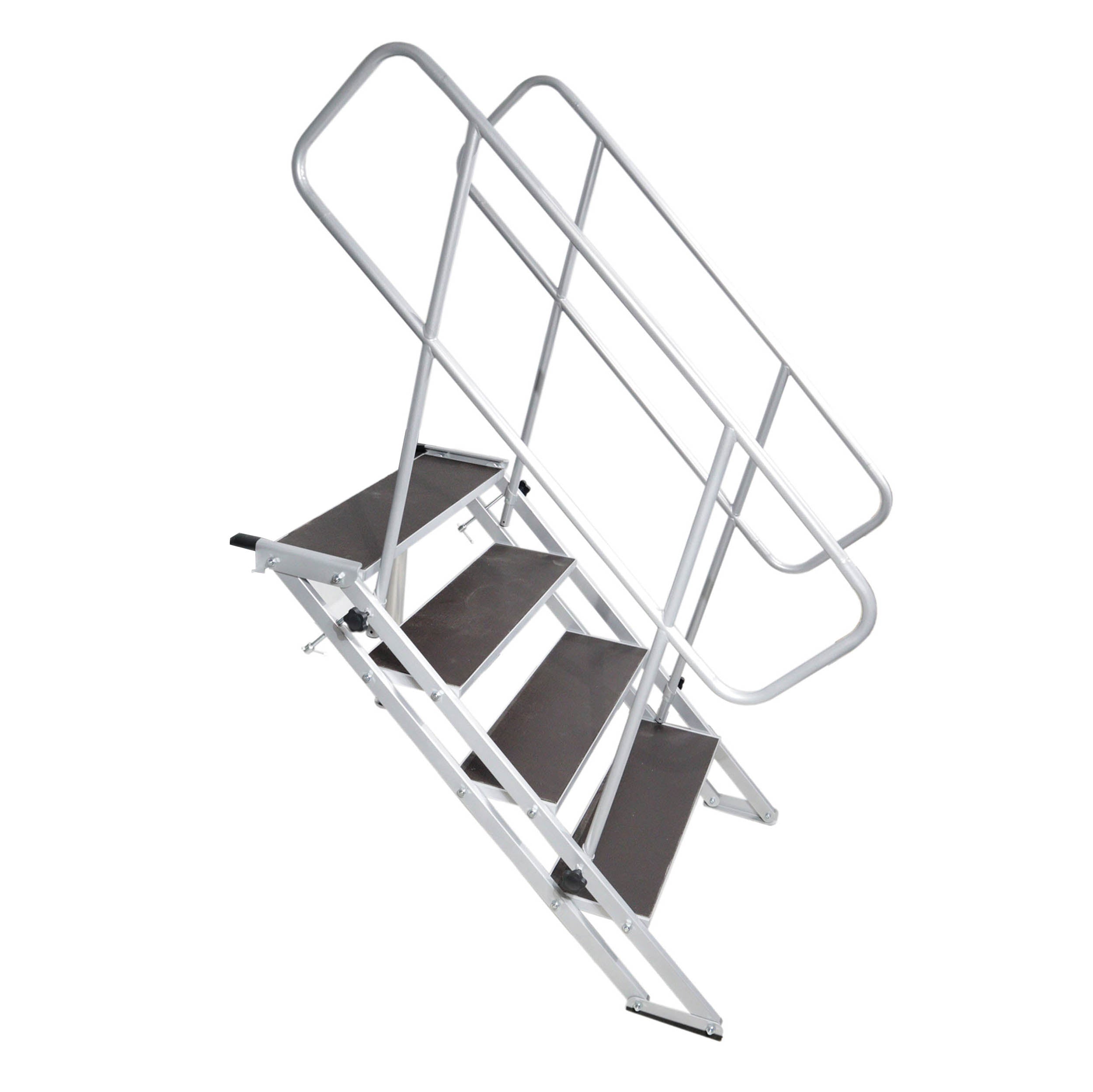 ProX StageQ 4 Step Heavy Duty Foldable Adjustable 29 to 34 Inch with Rail