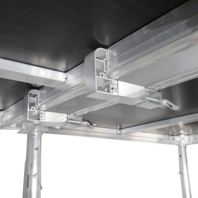 ProX Professional 4 ft x 8 ft Stage Platform with 6 Adjustable Legs 28"–48" Height Modular Event Deck System