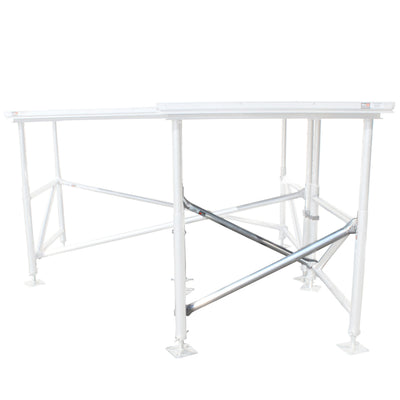 ProX Z Frame 1 Meter Pole W-Clamps for StageQ MK2 Series Stages