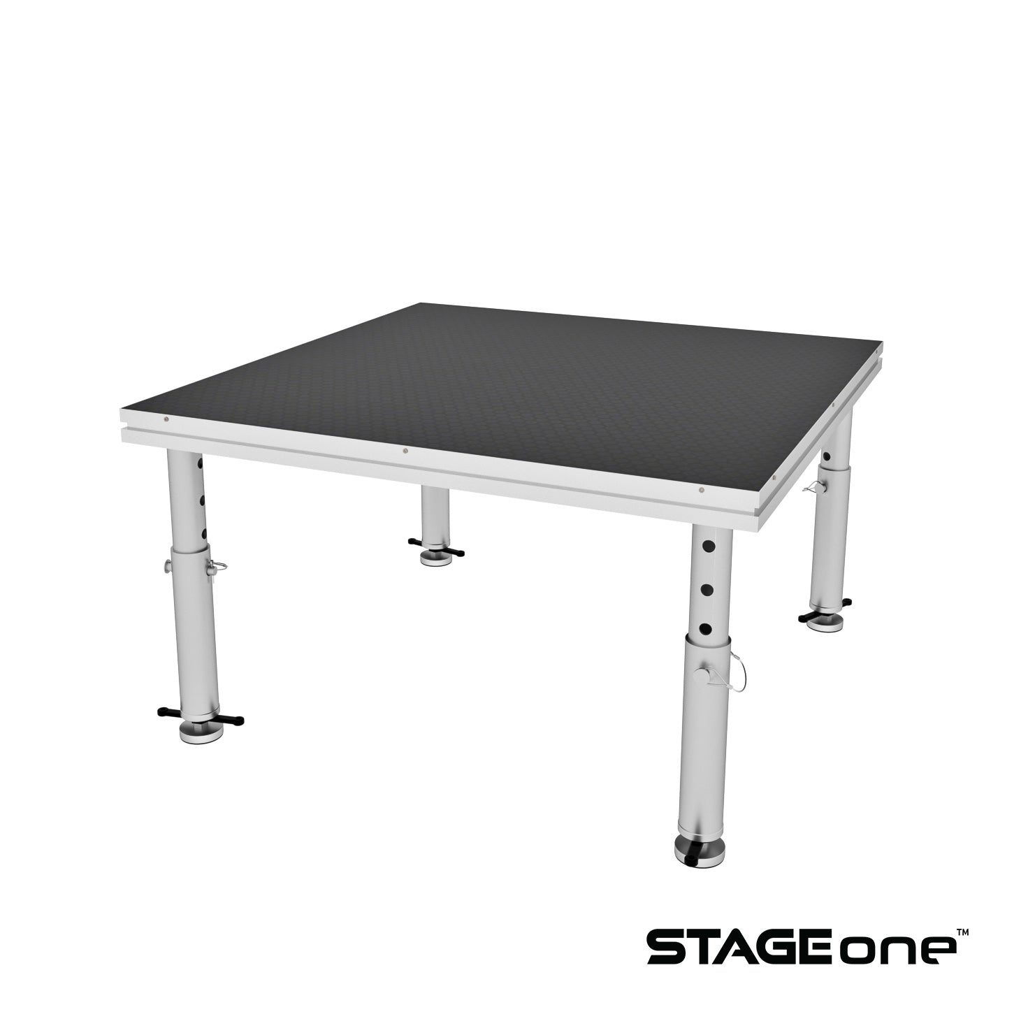 ProX StageOne 4 ft x 4 ft Single Stage Package - Deck w/ Adjustable 16–22 inch Legs