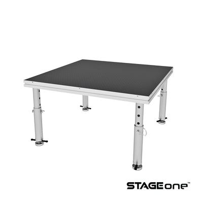 ProX StageOne 4 ft x 4 ft Single Stage Package - Deck w/ Adjustable 16–22 inch Legs