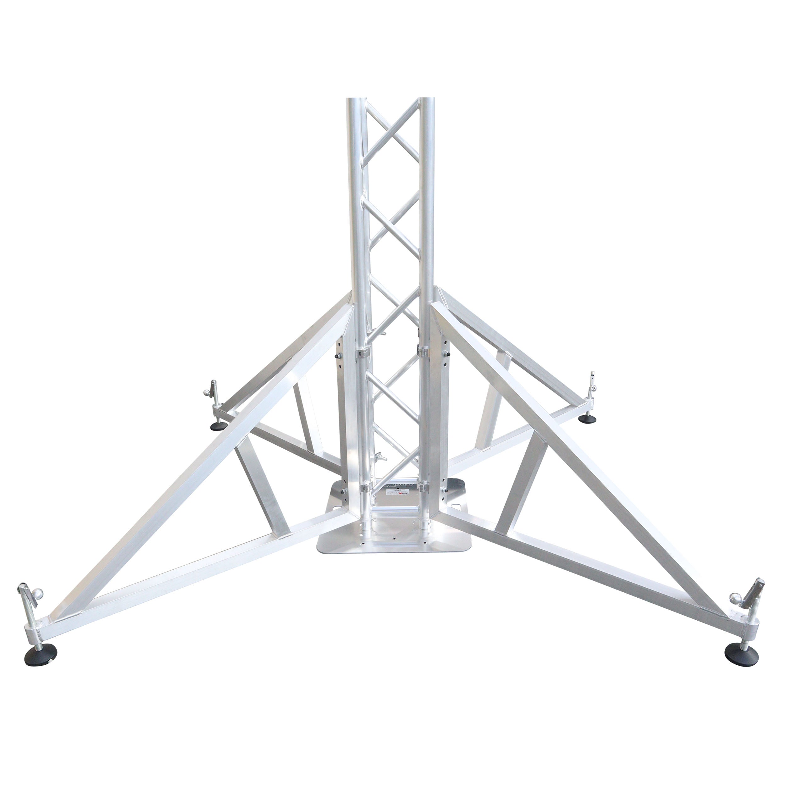 ProX Pair of Vertical truss towers outrigger Leg Stabilizers with 2 clamps for F34 and 12" Bolted Truss 2" Pipe Diameter